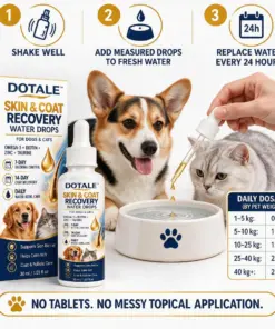 DOTALE™ Skin & Coat Recovery Water Drops for Dogs and Cats