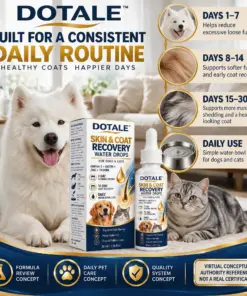 DOTALE™ Skin & Coat Recovery Water Drops for Dogs and Cats