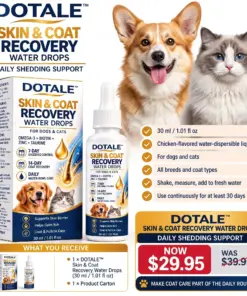 DOTALE™ Skin & Coat Recovery Water Drops for Dogs and Cats